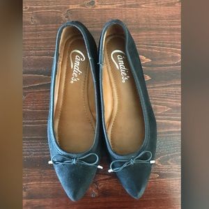 Candie’s Pointed Toe Black Flats